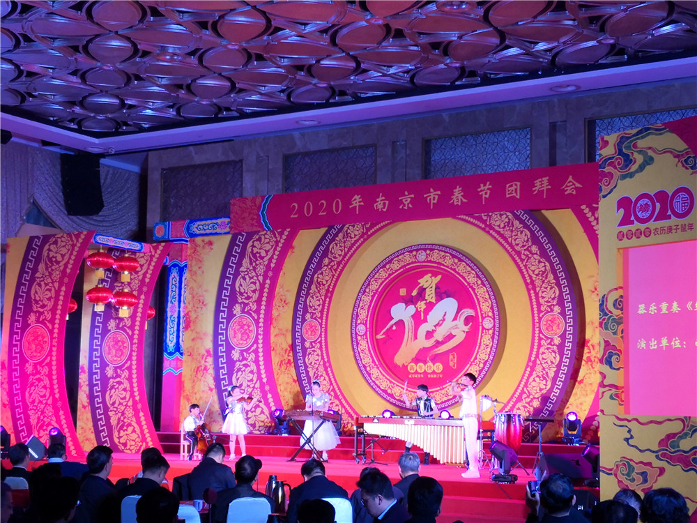 演出活动-南京市艺术小学“小红花”们参加2020年南京市团拜会演出 南京市艺术小学“小红花”们参加2020年南京市团拜会演出