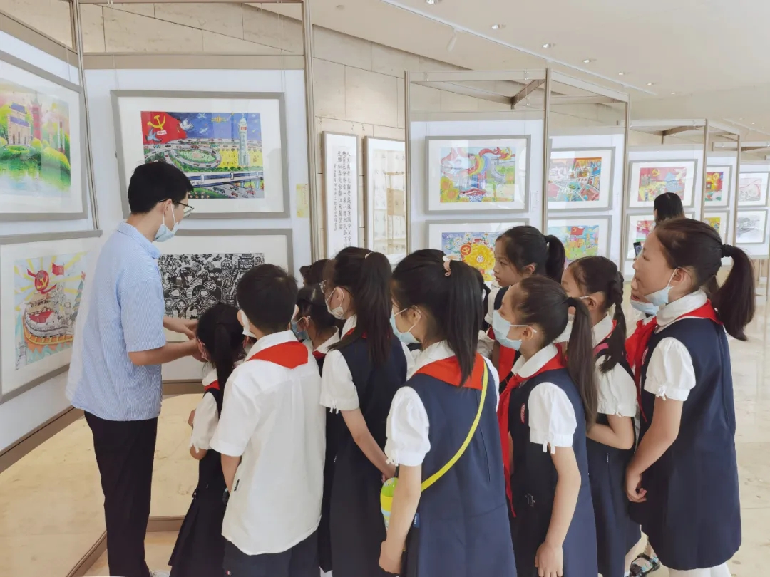 南京市“小红花杯”书画展后续——现场教学展示活动